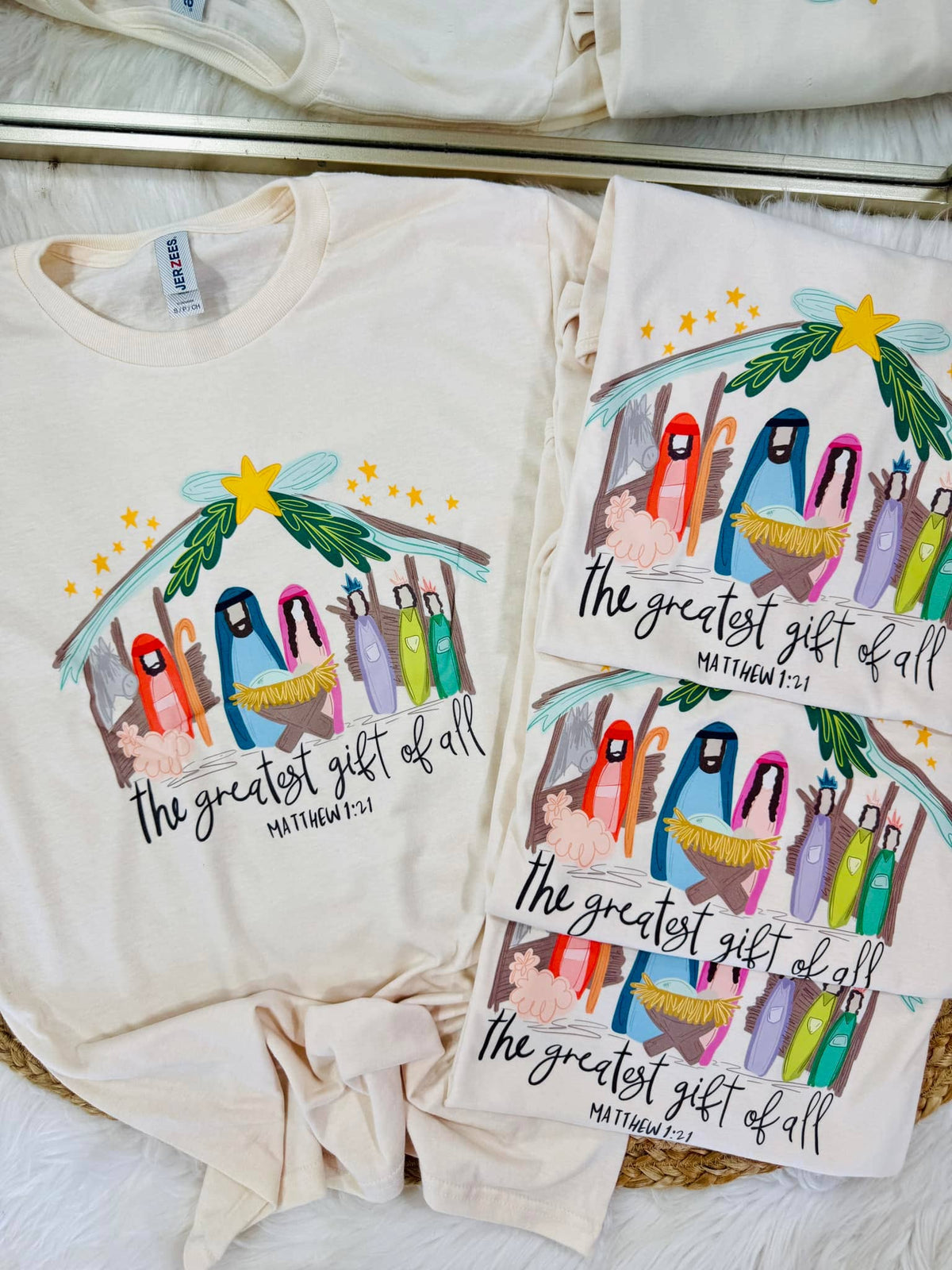 Greatest Gift Nativity Graphic Tee