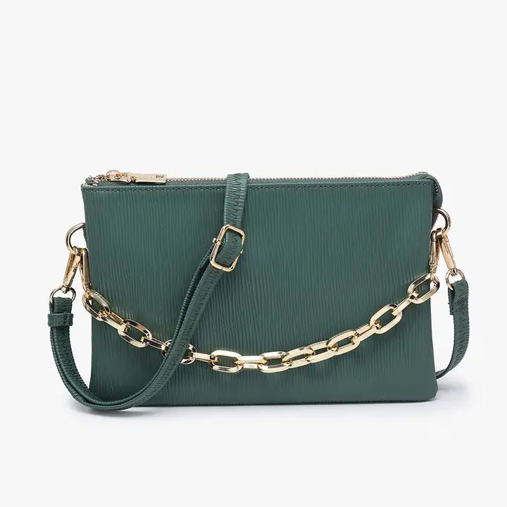 Izzy Textured Crossbody w/ Guitar Strap