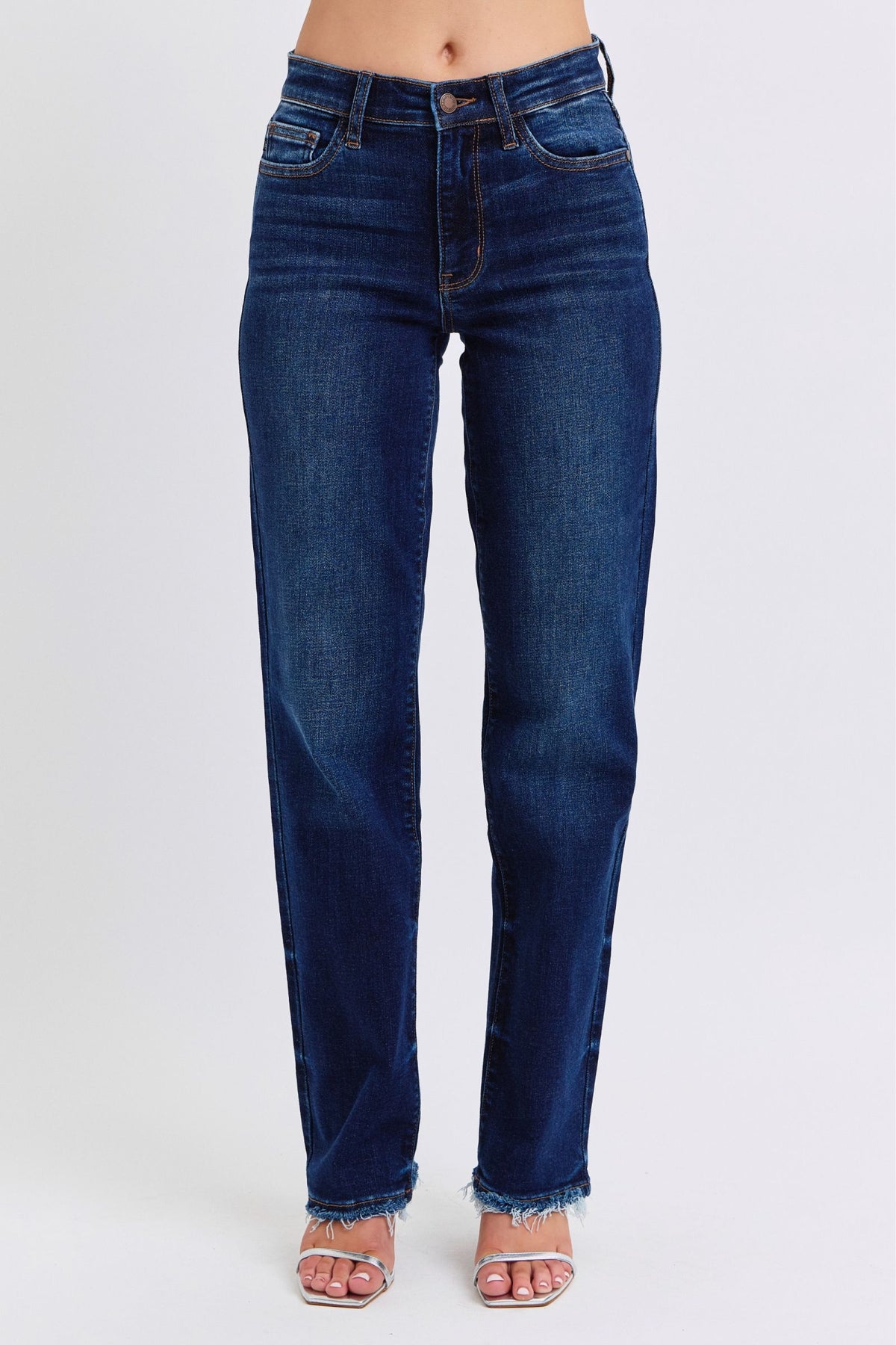 Lived In Straight Leg Judy Blue Jeans