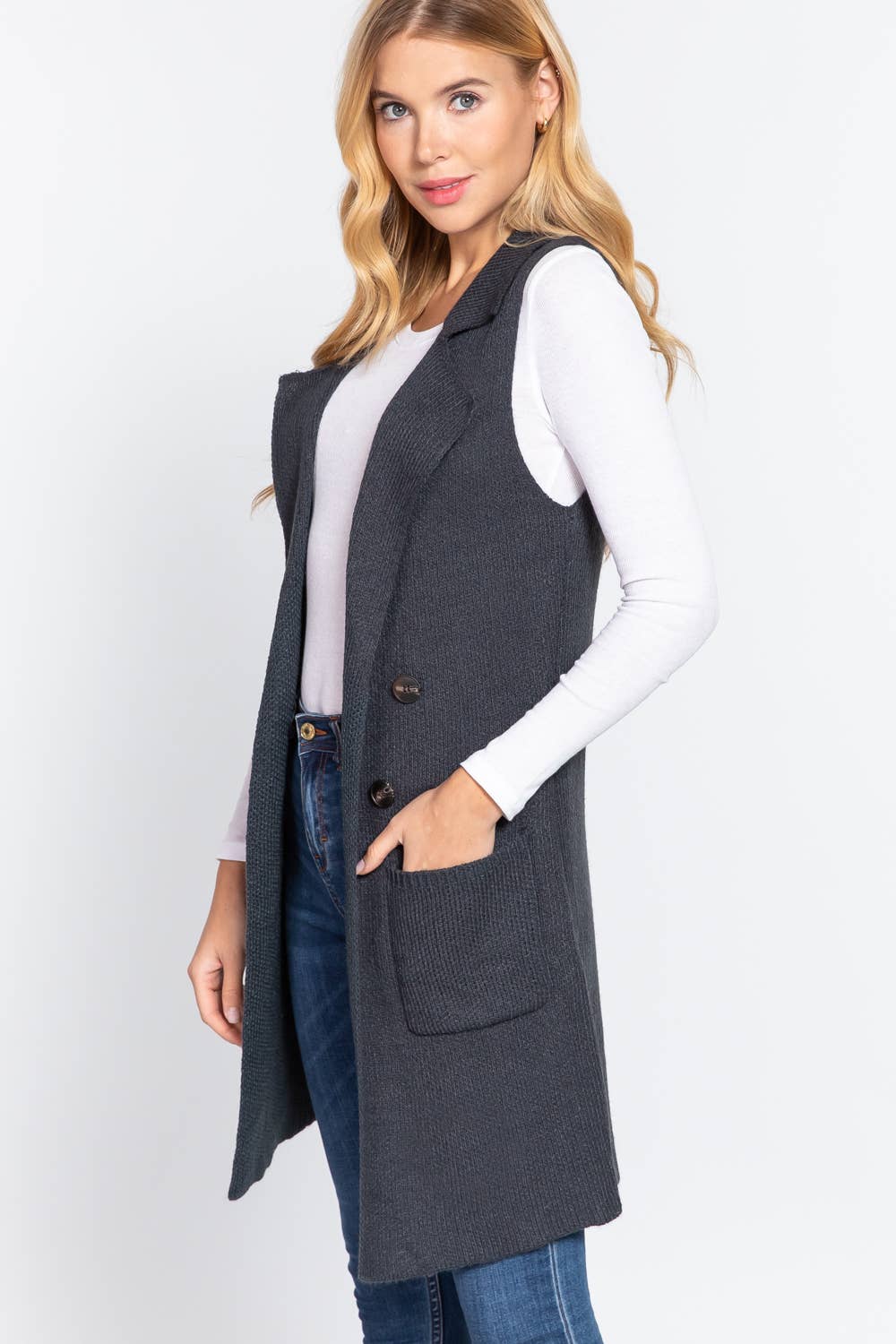 East Street Long Sweater Vest