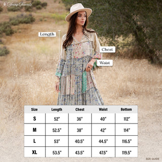 Meadow Reverie Patchwork Maxi Dress