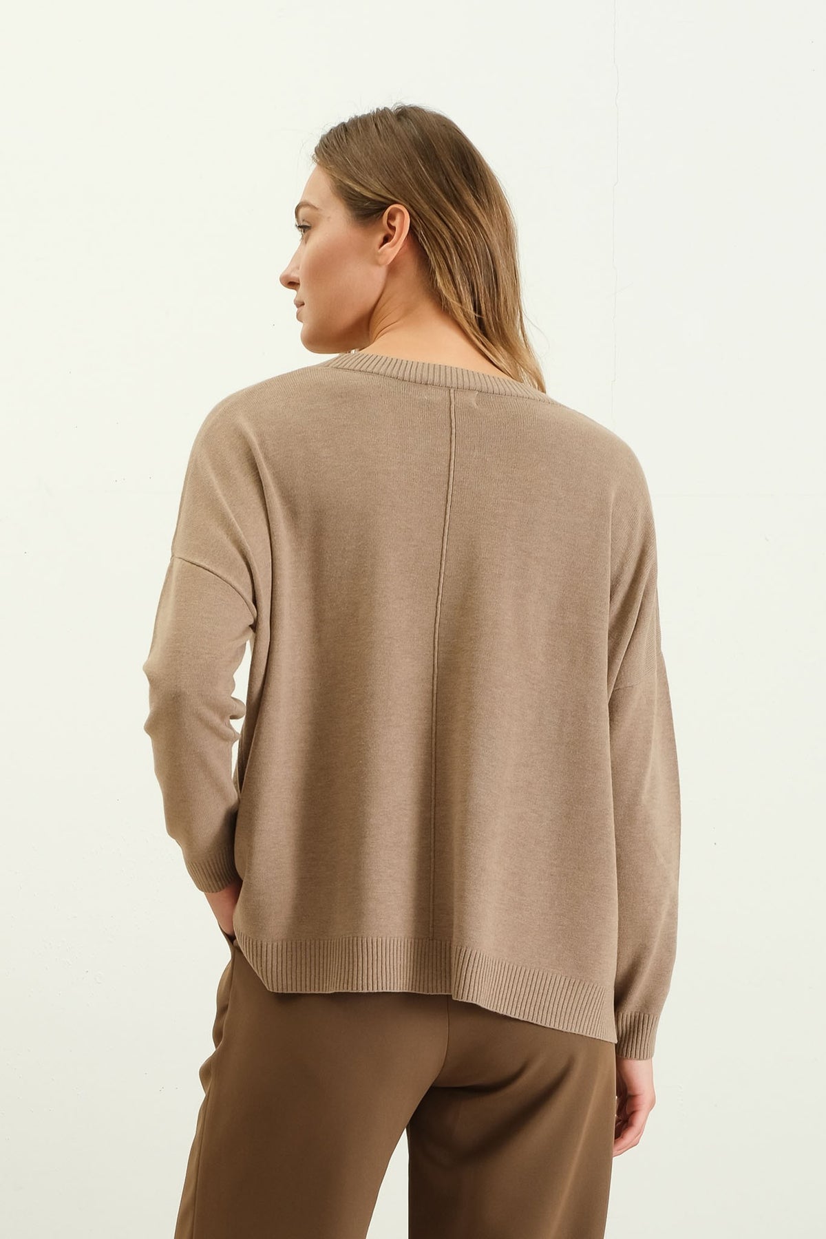 The Essential Layer Sweater in Mocha