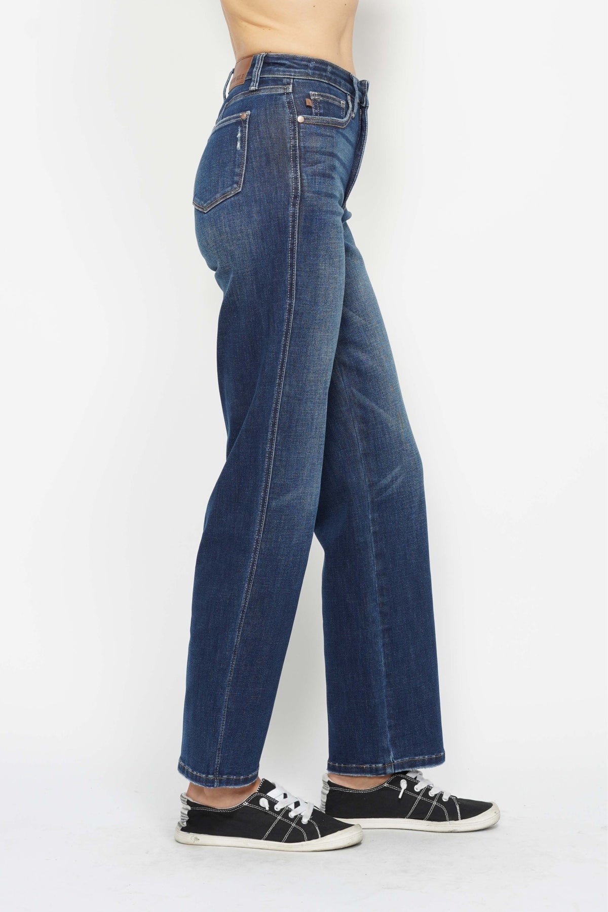 Shoot Me Straight Tummy Control Judy Blue Jeans