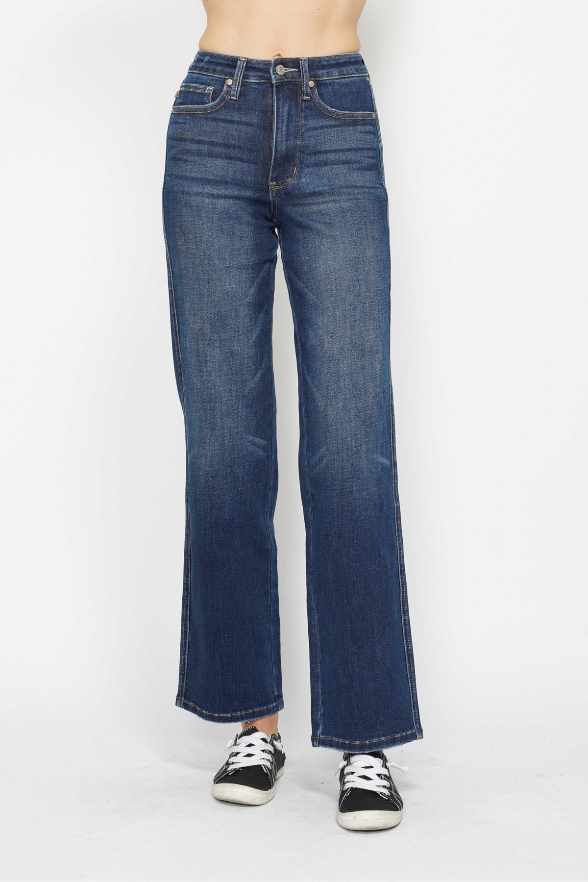 Shoot Me Straight Tummy Control Judy Blue Jeans