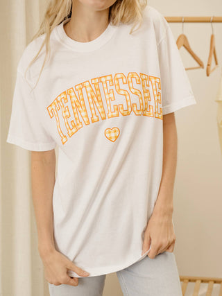 Tennessee Vols Gingham Heart Tee