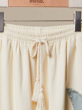 Celestial Wide Leg Pants in Cream