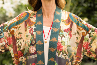 Market Of Stars Stay Gold Cropped Kimono