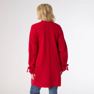 Christmas Cheer Luxe Bow Sleeve Cardigan