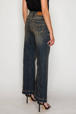 Wrangle Them Up Wide Leg Jeans