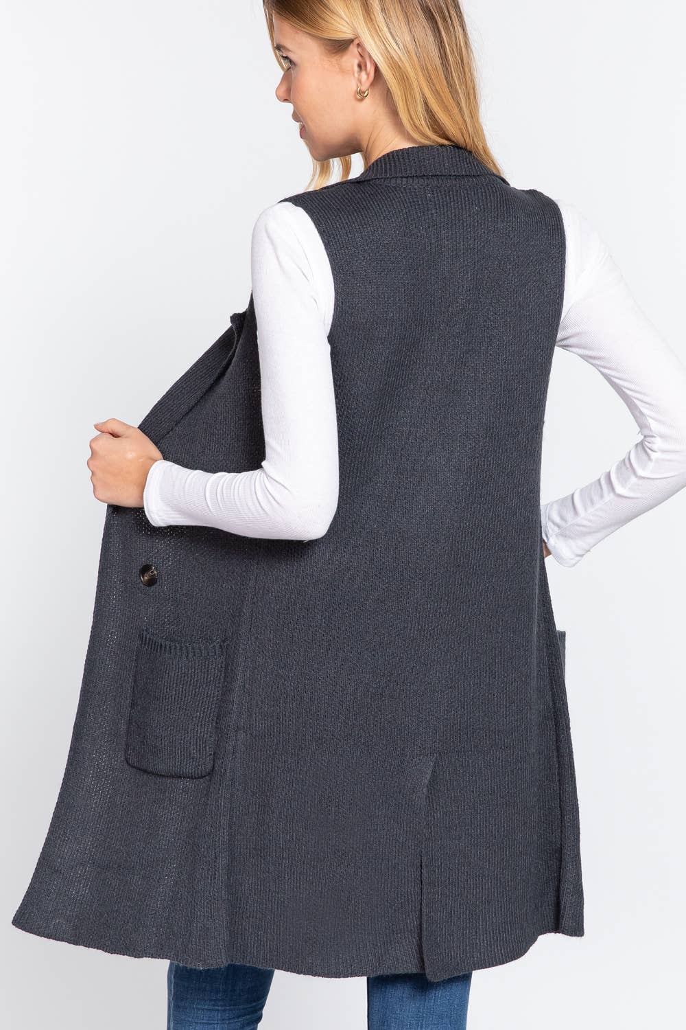 East Street Long Sweater Vest