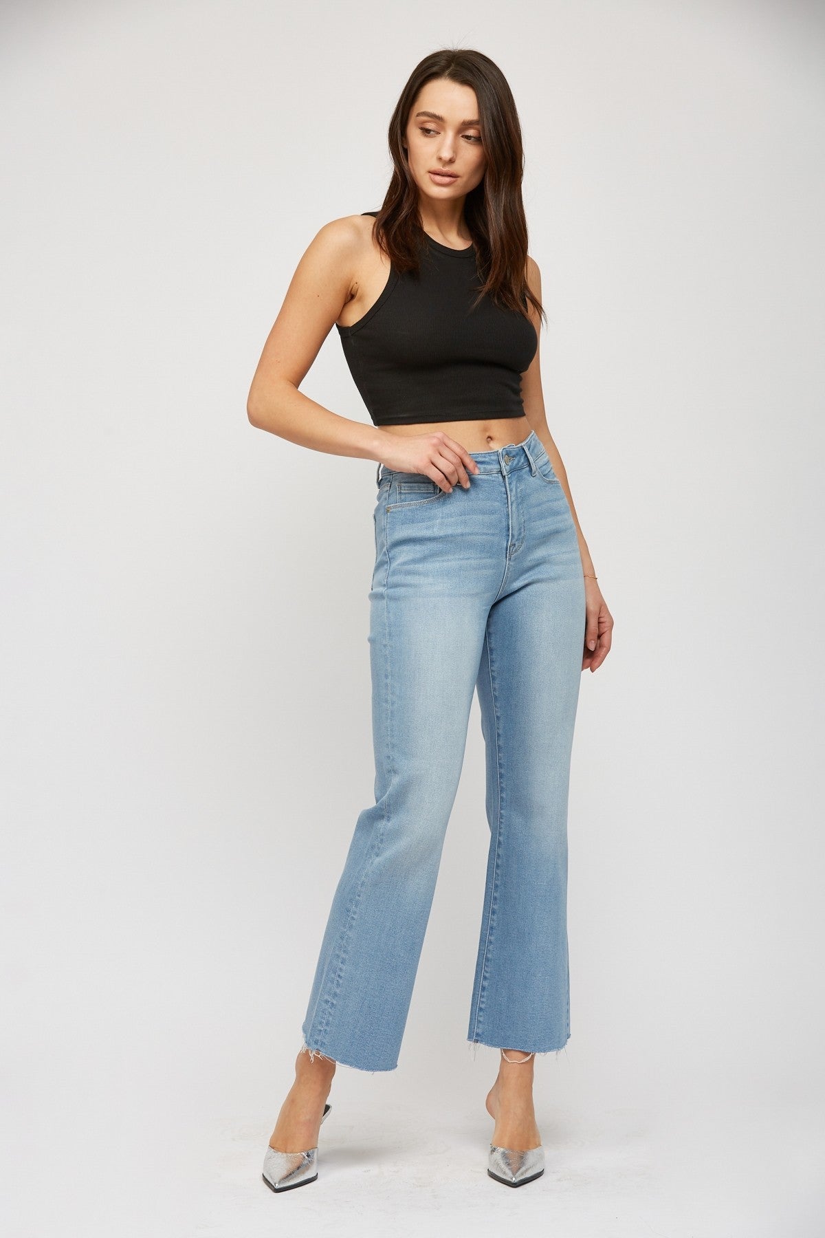 Just Holding It Together Mica Cropped Jeans