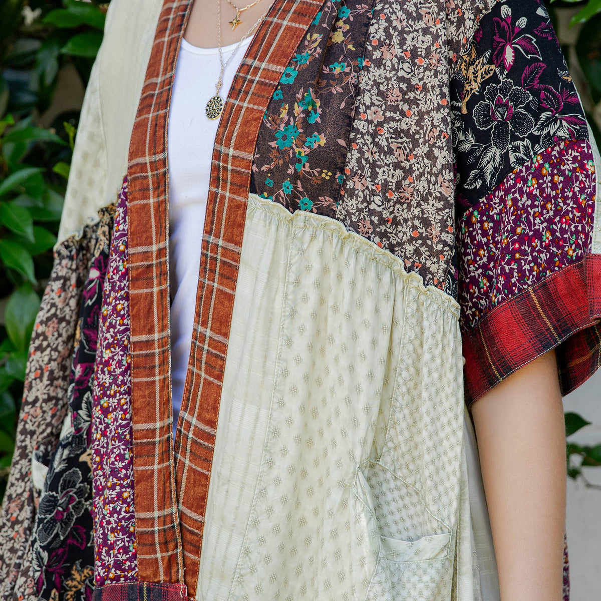 Canyon Breeze Kimono in Moss