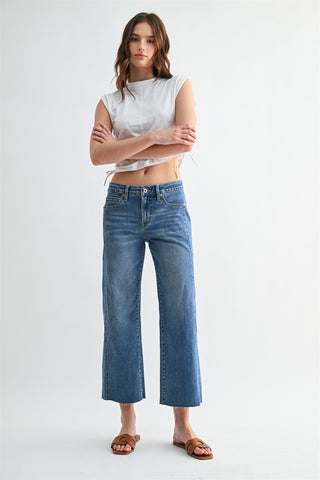 Clean Cut Straight Leg Mica Jeans