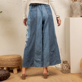 Effortless Edge Denim Pants