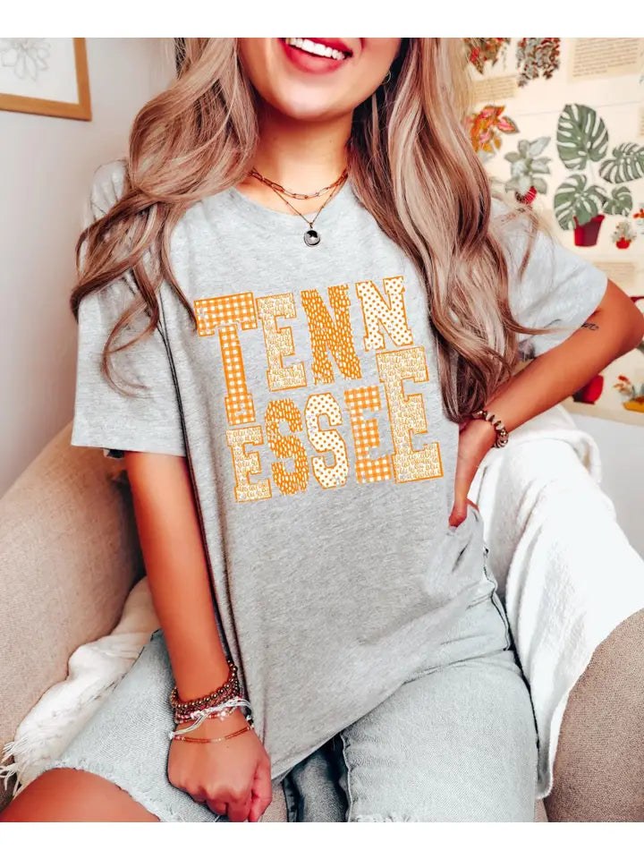 Tennessee Decorated Letters Graphic Tee