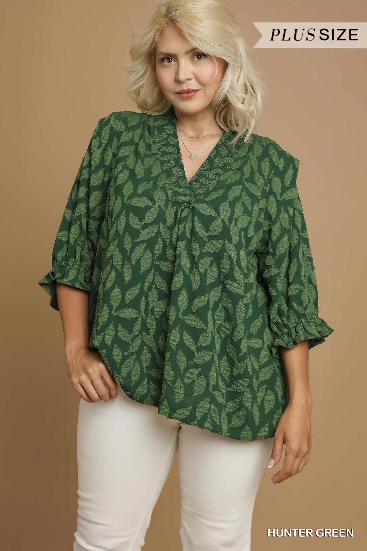 Greenhouse Glow Blouse in Curvy