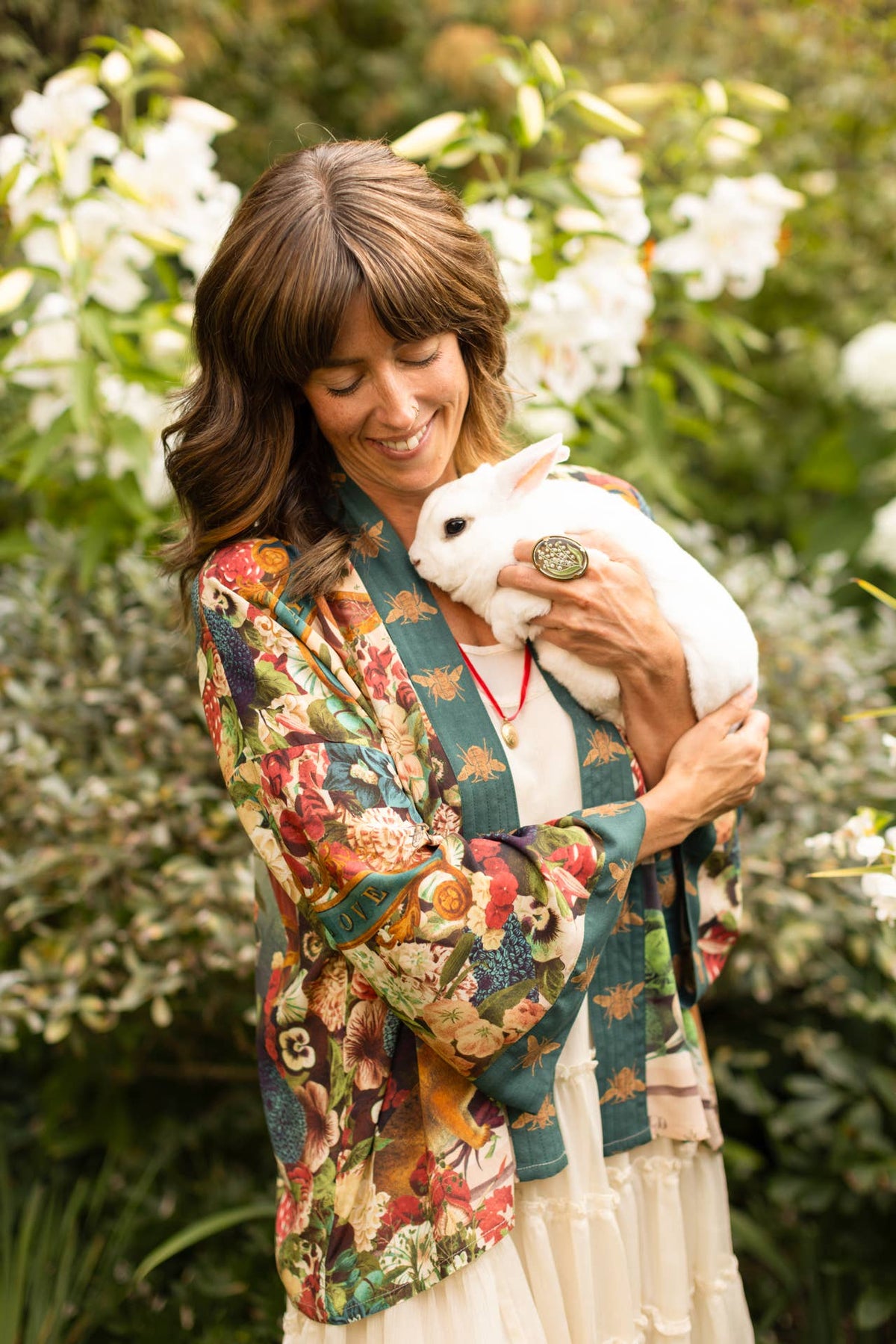 Market Of Stars Stay Gold Cropped Kimono