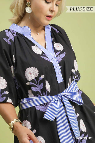 Market Days Midi Dress in Curvy
