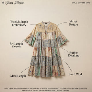 Meadow Reverie Patchwork Maxi Dress