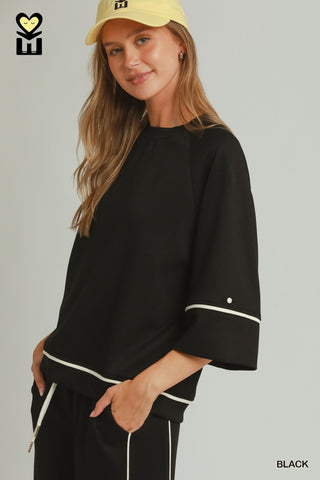 Everyday Motion Top in Black