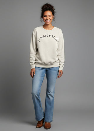 Nashville Mineral Wash Sweatshirt in Dove