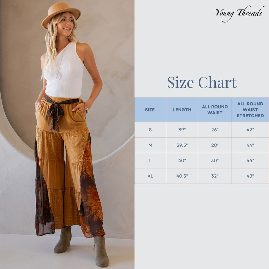 Grey Skies Tiered Wide Leg Pants