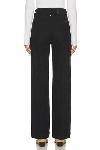 Blackout Control Top Cropped Wide Leg Denim
