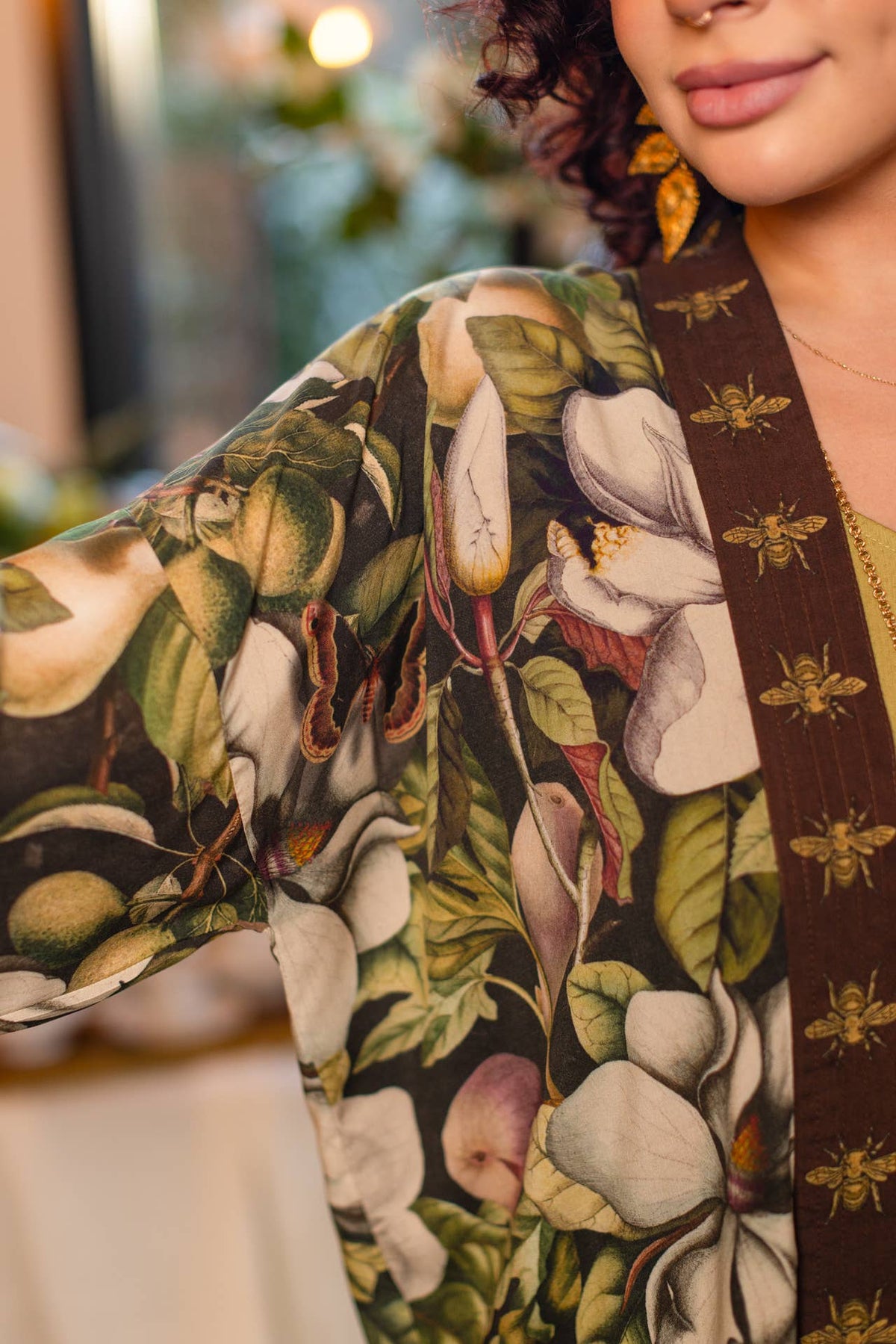 Market of Stars Fleur De Lune Cropped Kimono