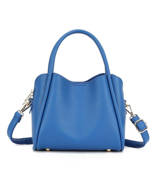 Clara 3 Compartment Satchel/Crossbody Bag: Royal Blue