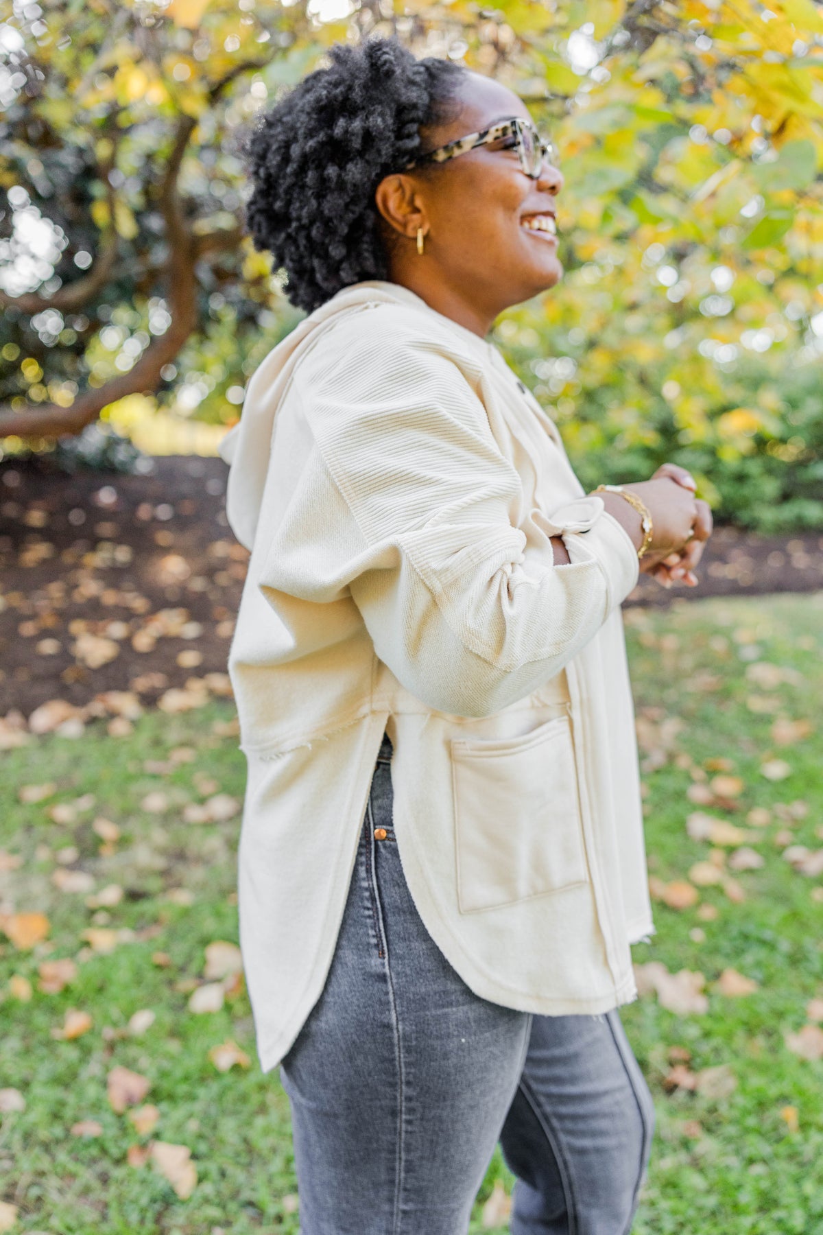 Bonfire Breeze Hooded Pullover in Ivory