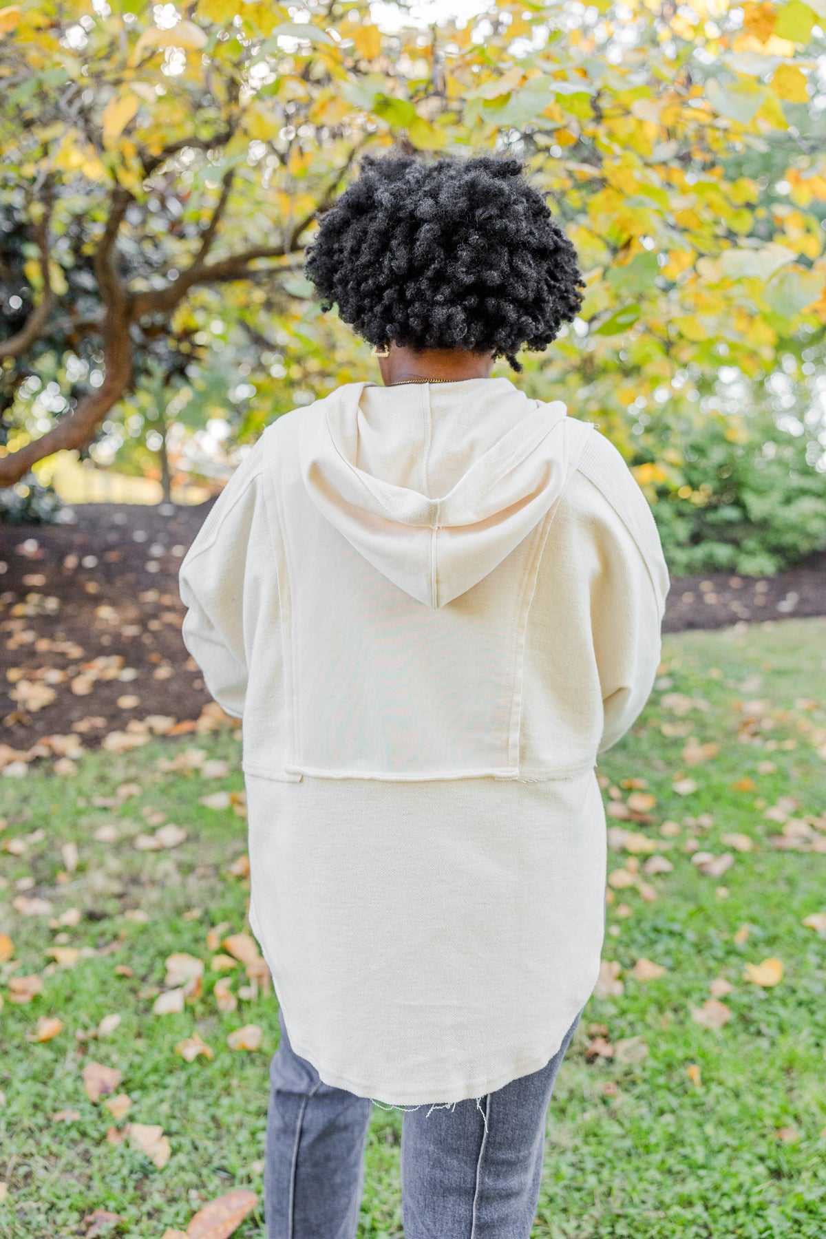 Bonfire Breeze Hooded Pullover in Ivory