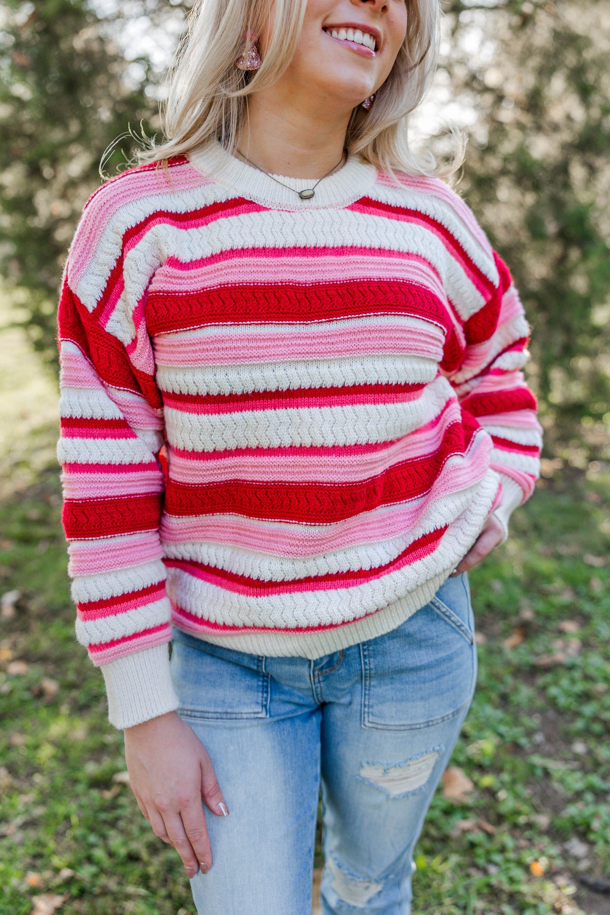 Sugar &amp; Spice Striped Sweater