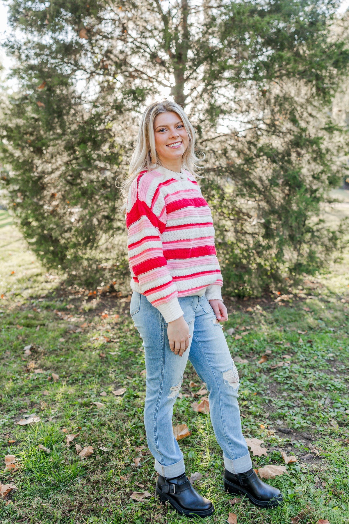 Sugar &amp; Spice Striped Sweater