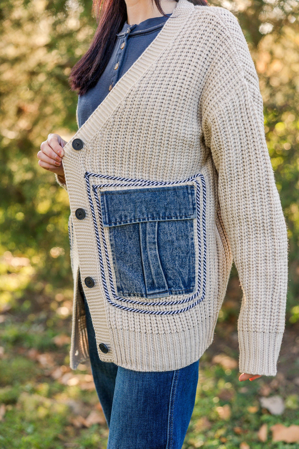 Ivory &amp; Indigo Cardigan