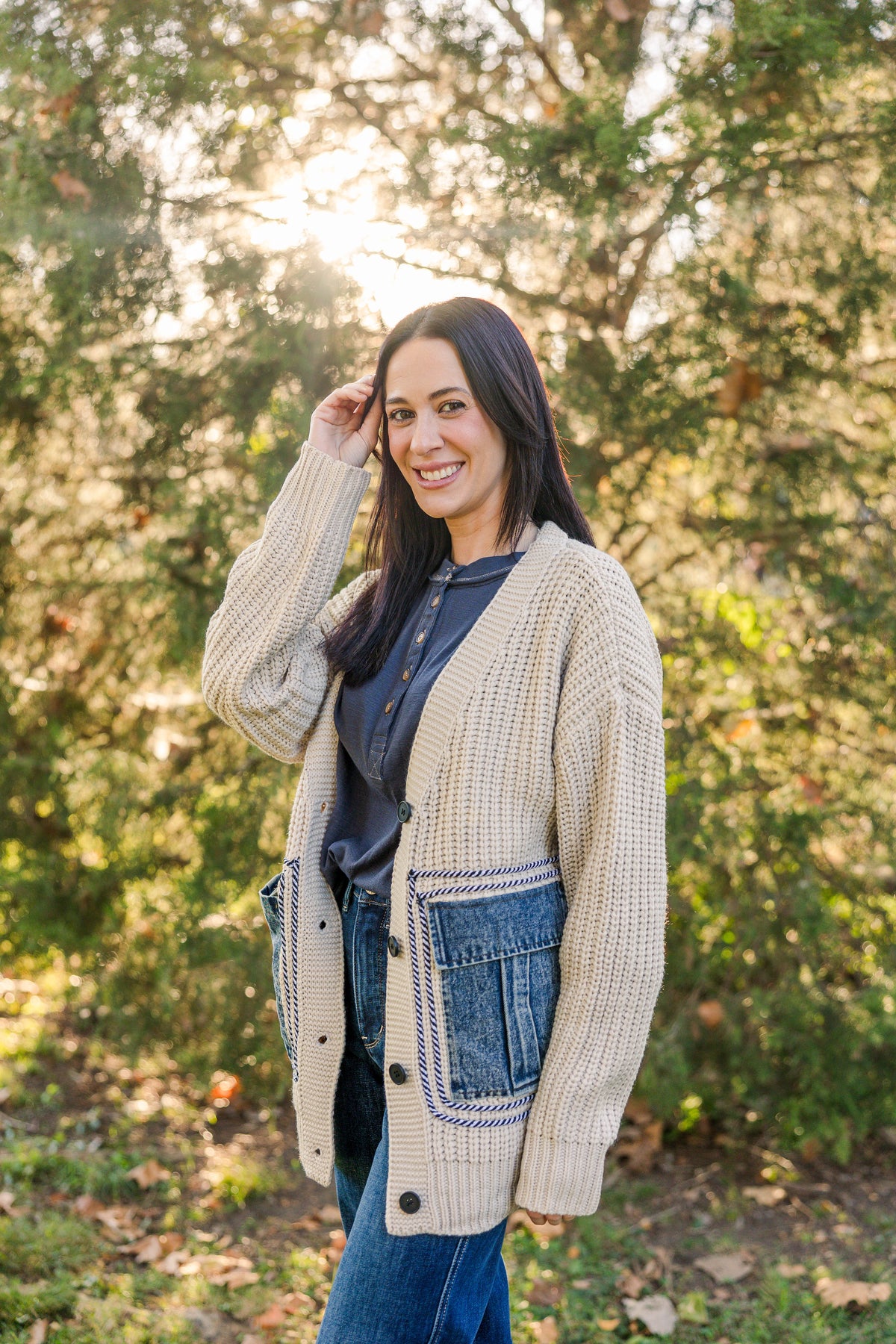 Ivory &amp; Indigo Cardigan