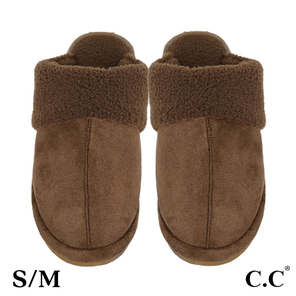 Brown Sherpa Slipper
