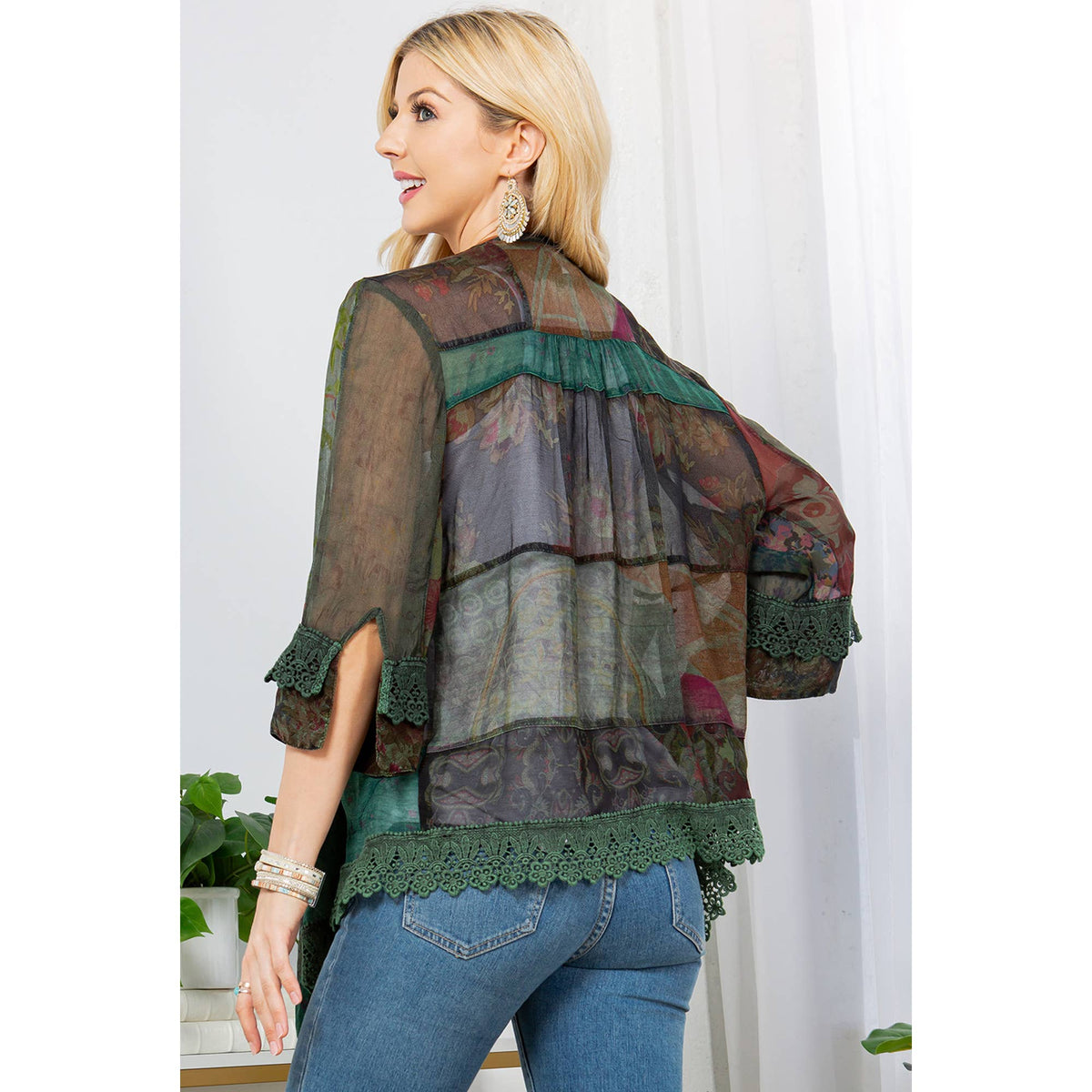 Garden Spirit Patchwork Kimono