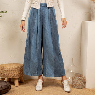 Effortless Edge Denim Pants