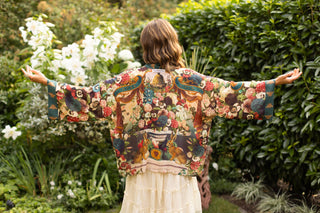 Market Of Stars Stay Gold Cropped Kimono