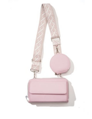 Vegan Leather Crossbody Wallet Duo