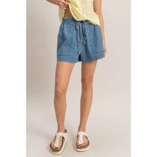 Sandy Shores Relaxed Denim Shorts