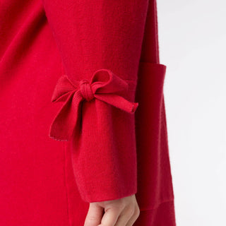 Christmas Cheer Luxe Bow Sleeve Cardigan