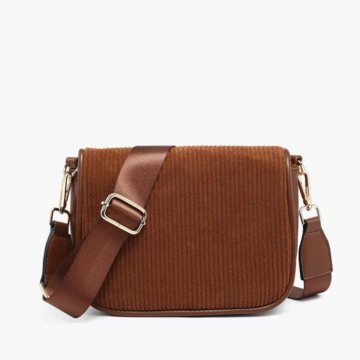 Serena Two-Tone Crossbody w/ Nylon Strap