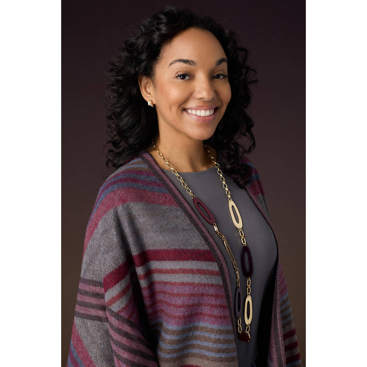 Novara Striped Wrap- One Size