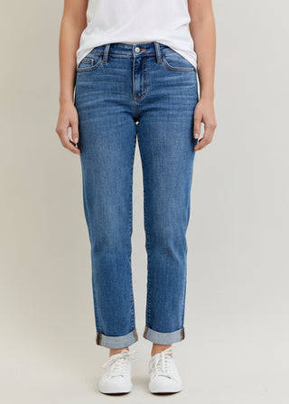 Everyday Favorite Boyfriend Jeans-Mid-rise