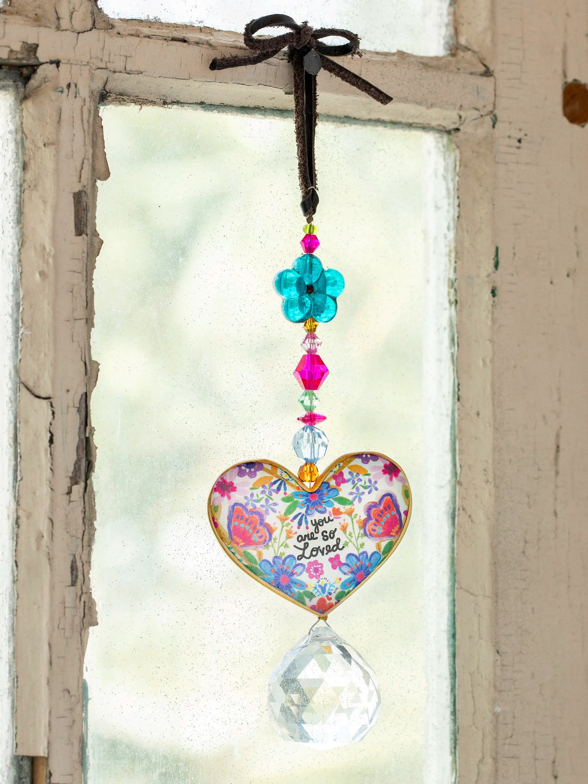 Sun Catcher Car Charm - Heart