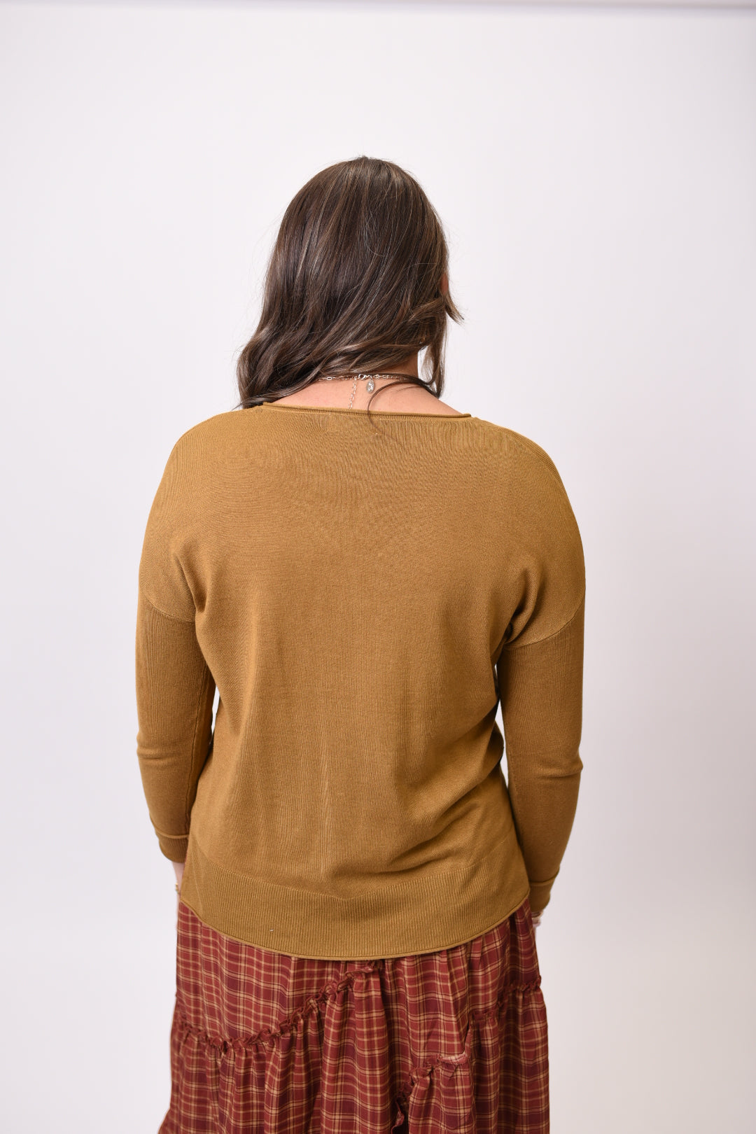 Midas Touch Long Sleeve Top in Gold