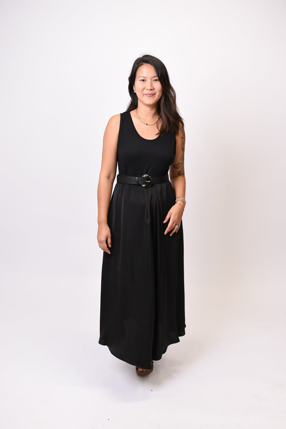 Evening Out Midi Dress In Black