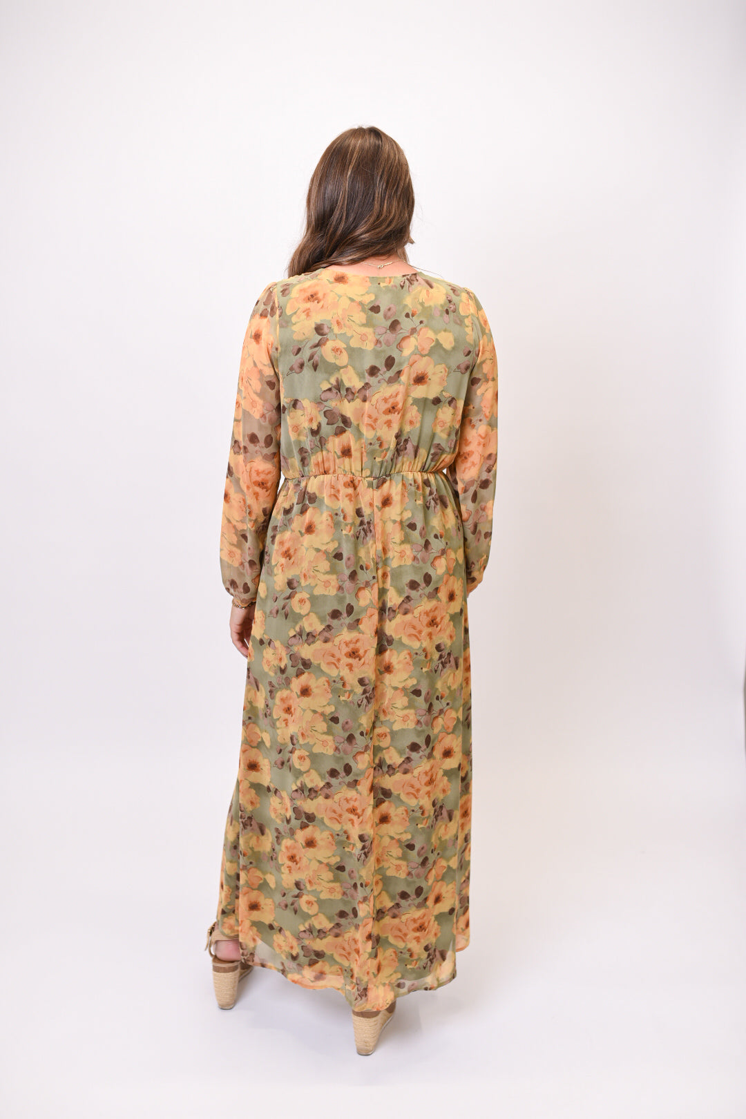 Golden Hour Bloom Maxi Dress