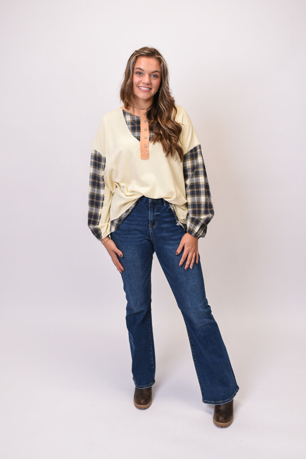 Homestead Henley Long Sleeve Top